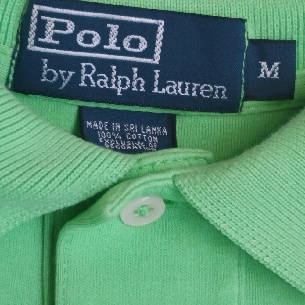 Polo Ralph Lauren Shirt Men M Green Preppy Versatile Academia Office Nostalgia